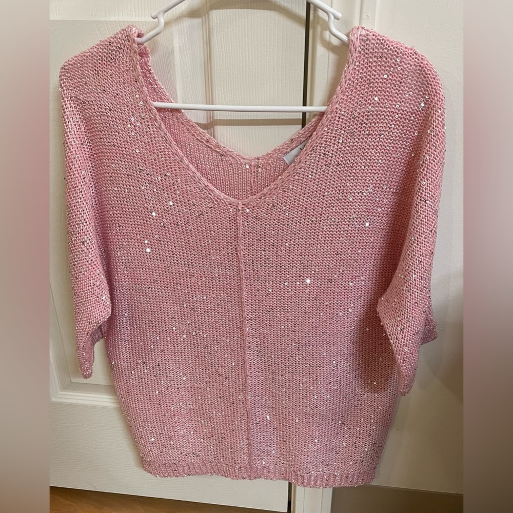 Pink Knit Women's Sweater